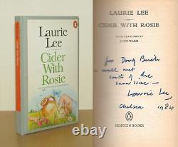 Laurie Lee Cider With Rosie Signed 1st/30th (1982 Penguin First Edition)