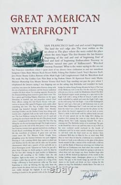 Lawrence Ferlinghetti / Great American Waterfront Signed 1st Edition 1998