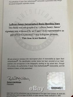 Lebron James Signedshooting Starshcdj 1st/1st Ud Certified Brand-new