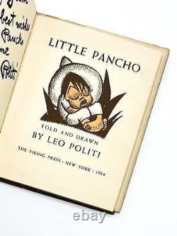 Leo Politi / LITTLE PANCHO Signed 1st Edition 1938