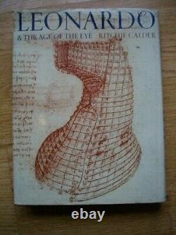 Leonardo & the Age of the Eye by Ritchie Calder Signed 1st Edition 1970 HB/DJ