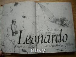 Leonardo & the Age of the Eye by Ritchie Calder Signed 1st Edition 1970 HB/DJ