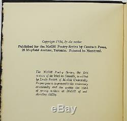 Let Us Compare Mythologies by LEONARD COHEN SIGNED to Aunt First Edition 1956
