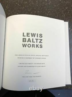 Lewis Baltz / WORKS SIGNED Limited 1st Edition 2010