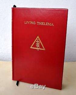 Living Thelema Deluxe LE1/31 David Shoemaker Signed Aleister Crowley Magick Rare