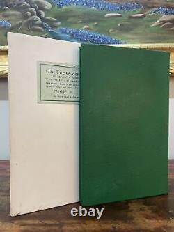 Llewelyn Powys / The Twelve Months Signed 1st Edition 1936