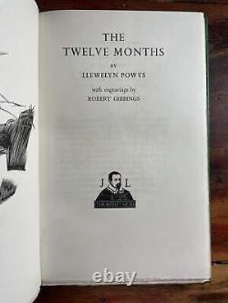 Llewelyn Powys / The Twelve Months Signed 1st Edition 1936