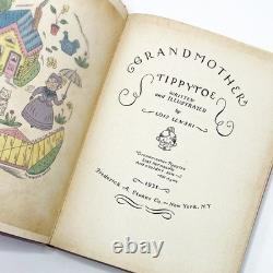 Lois Lenski / GRANDMOTHER TIPPYTOE Signed 1st Edition 1931