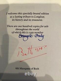 Longleat / 1st Edition HB / Signed by Marquess of Bath / Very Rare / Collectable