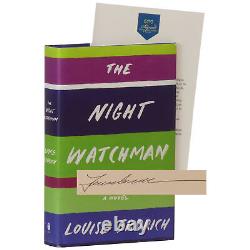 Louise Erdrich / The Night Watchman Signed 1st Edition 2020