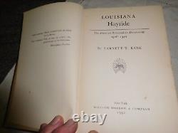 Louisiana Hayride Autographed First 1st Edition Book Harnett T Kane 1941 Signed