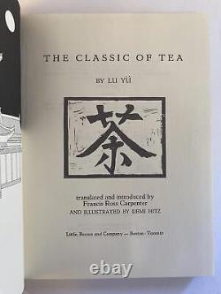 Lu Yu, Francis Ross Carpenter / THE CLASSIC OF TEA Signed 1st Edition 1974