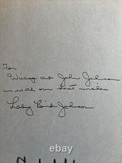 Lyndon Johnson Portrait Of A National, Signed 1st Edition With Lady Bird