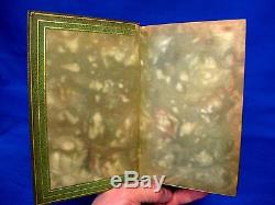 M. MARSHALL SIGNED FINE BINDING Antique Leather Gild of Women Binders Bookbinding