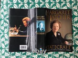 MARGARET THATCHER. Statecraft, 2002, 1st edition, SIGNED BY THATCHER