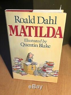 MATILDA Signed By Roald Dahl 1st 1988 HBDJ