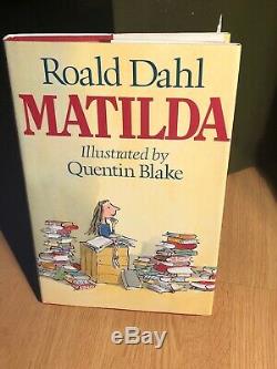 MATILDA Signed By Roald Dahl 1st 1988 HBDJ