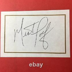 MEAT LOAF SIGNED TO HELL AND BACK HARDCOVER BOOK 1st Edition 1999 Autographed