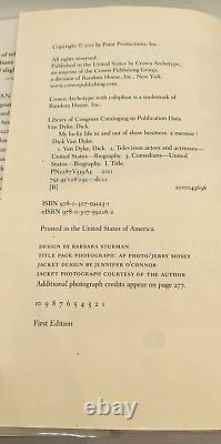 MY LUCKY LIFE IN & OUT OF SHOW BUSINESS Dick Van Dyke SIGNED 1st/1st 2011 HB