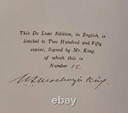 Mackenzie King by Norman McLeod Rogers. Signed 1st/1st. Personalised Inscription