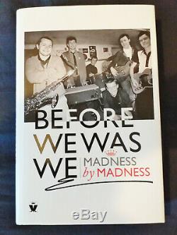 Madness Before We Was We Hand Signed Book Autographed By The Band Suggs