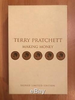 Making Money signed numbered to 2500 slipcase limited Terry Pratchett Discworld
