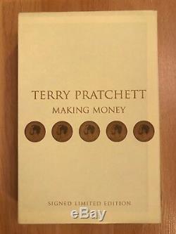 Making Money signed numbered to 2500 slipcase limited Terry Pratchett Discworld