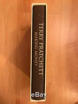 Making Money signed numbered to 2500 slipcase limited Terry Pratchett Discworld