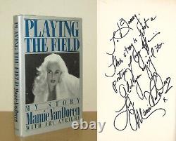 Mamie Van Doren Playing the Field Signed 1st/1st (1987 First Edition DJ)