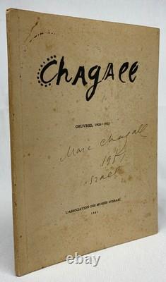 Marc CHAGALL / Chagall Oeuvres 1908-1951 Signed 1st Edition