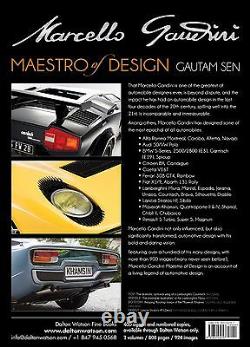 Marcello Gandini Maestro of Design by Gautam Sen. Signed by author and Gandini