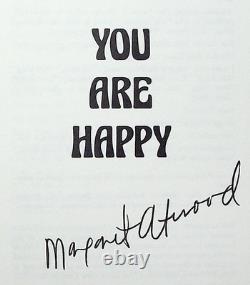 Margaret ATWOOD / You Are Happy Signed 1st Edition 1974