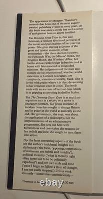 Margaret THATCHER The Downing Street Years SIGNED 1st Edition 1st Imp 1993 Margaret THATCHER The Downing Street Years SIGNED 1st Edition 1st Imp 1993