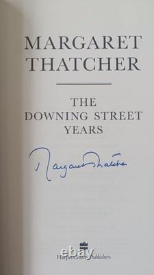 Margaret Thatcher The Downing Street Years SIGNED 1st Edition 1st Imp 1993