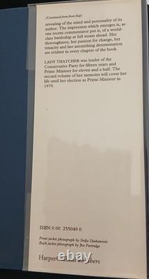 Margaret Thatcher'The Downing Street Years' Unread 1st Edition Hand signed