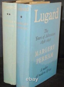 Margery Perham Lugard (2 Vols) with Signed Author Latter Laid 1st/1st