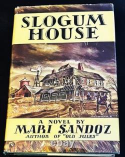 Mari Sandoz / SLOGUM HOUSE Signed 1st Edition 1937