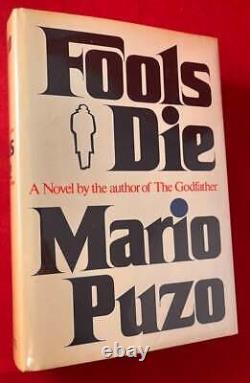 Mario PUZO / Fools Die SIGNED LIMITED 1st Edition 1978