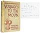 Marjorie NICOLSON / Voyages to the Moon Signed 1st Edition 1948