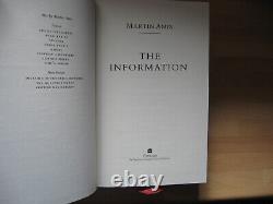 Martin Amis Signed Numbered 1st The Information 1995 slipcased limited edition