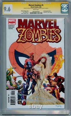 Marvel Zombies #5 Cgc 9.6 Signature Series Signed Arthur Suydam Spider-man