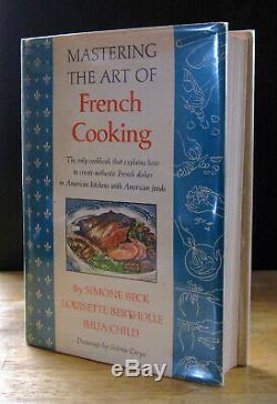 Mastering The Art Of French Cooking (1961) Julia Child, Signed, Oct. 1st Edition