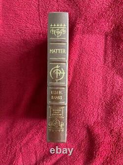 Matter by Iain M Banks, Sealed, Signed 1st Edition Leather-bound and Rare