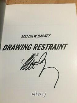 Matthew Barney, Drawing Restraint II 2005 Flexi-cover 1st Edition Signed New