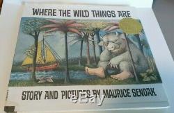 Maurice Sendak''Where the Wild Things Are'' 1st Edition, Signed HCDJ