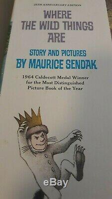 Maurice Sendak''Where the Wild Things Are'' 1st Edition, Signed HCDJ