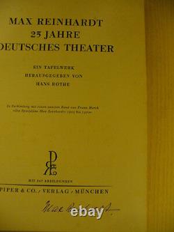 Max Reinhardt 25 Jahre Deutches Theater (1930, SIGNED)