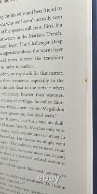 Meg-Steve Alten-SIGNED! -TRUE First/1st Edition with 1st State DJ-DEBUT-FILM-RARE