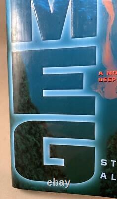 Meg-Steve Alten-SIGNED! -TRUE First/1st Edition with 1st State DJ-DEBUT-FILM-RARE