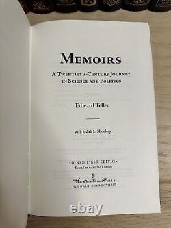 Memoirs, Edward Teller, Easton Press Signed? 1st Edition, Rare, Excellent